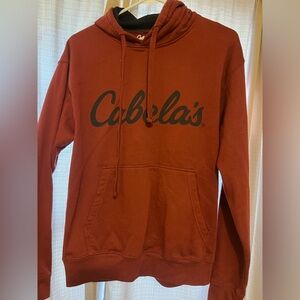 Cabela’s men’s hoodie size small maroon EUC